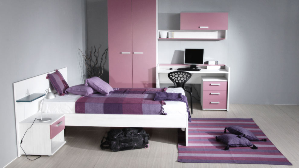 dormitorio juvenil mujer rosa